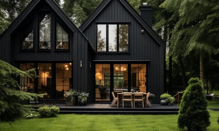 black vinyl windows